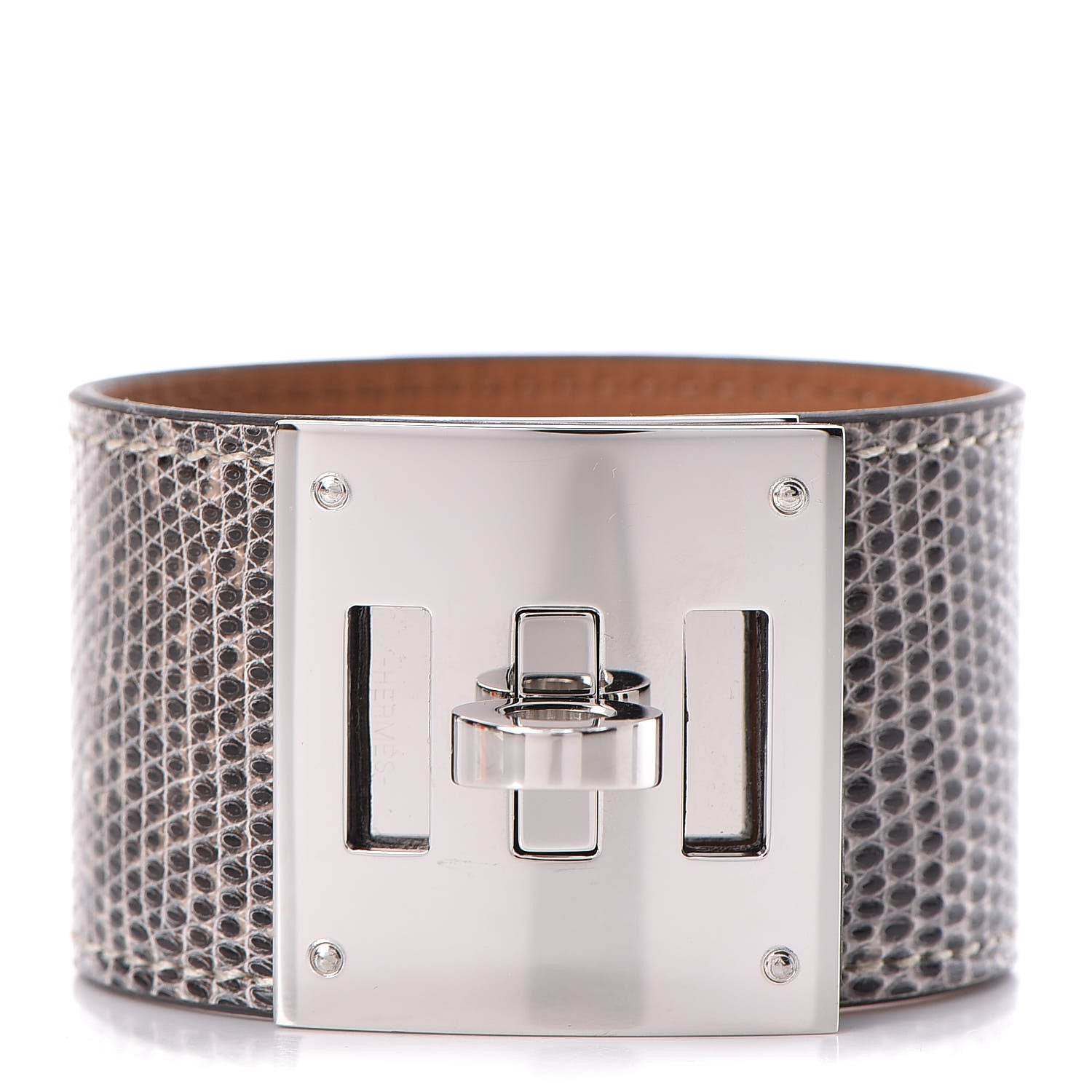 Hermes Lizard Kelly Dog Cuff T2 Ombre 1 of 6