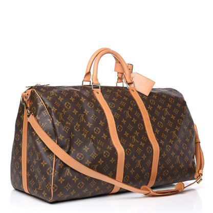 Louis Vuitton Monogram Keepall Bandouliere 55 3 of 16
