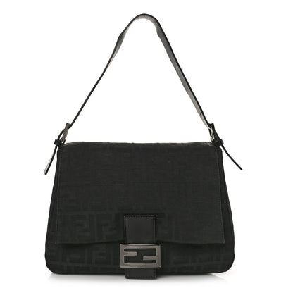 Fendi Zucchino Mama Baguette Black 1 of 11