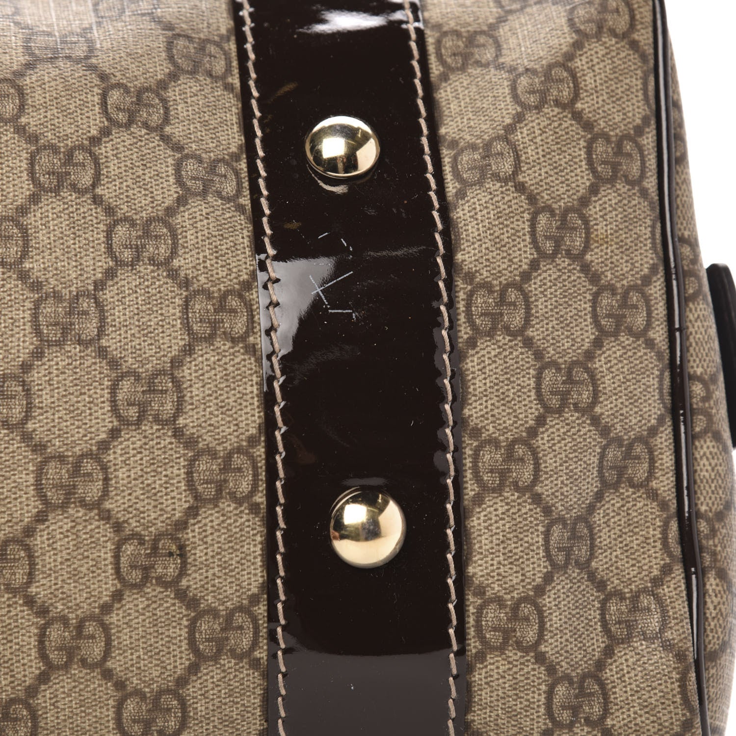 Gucci GG Plus Boston Vanity Bag Brown 10 of 15