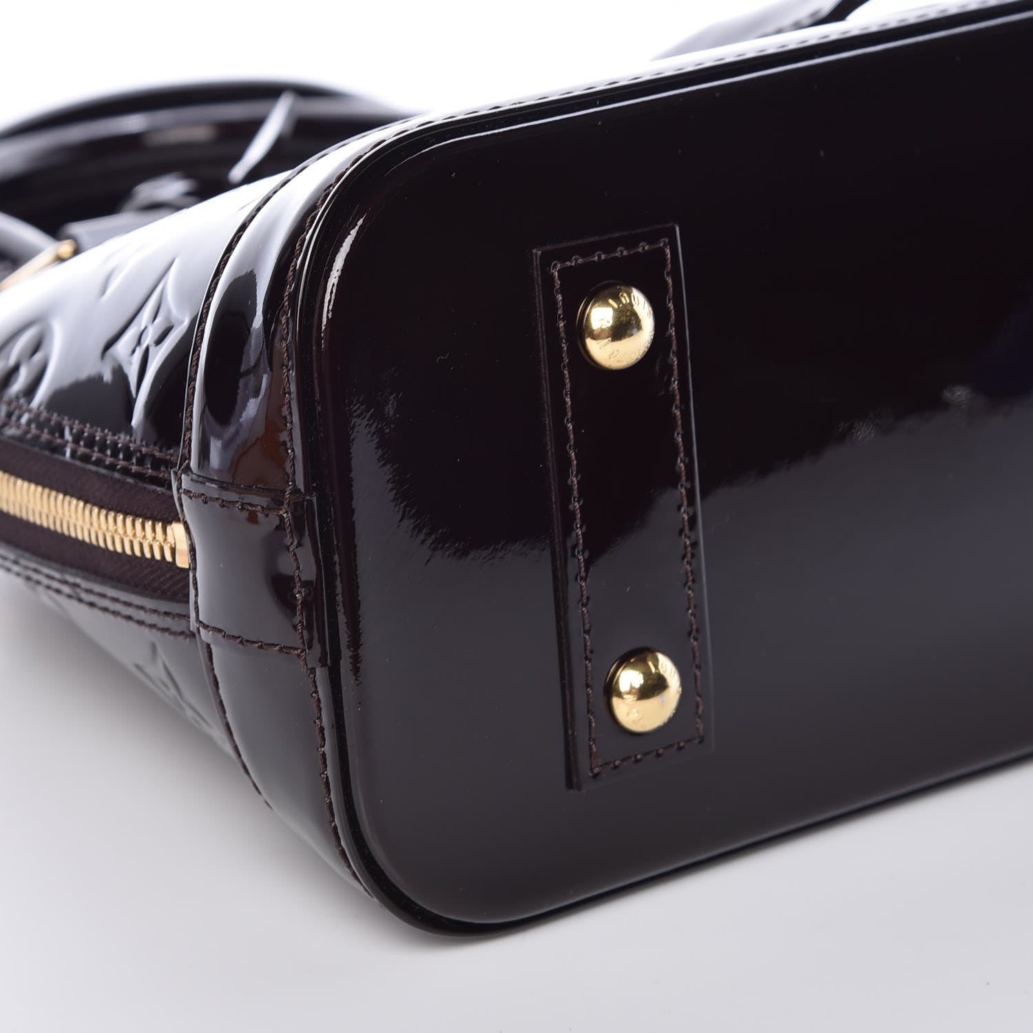 Louis Vuitton Vernis Alma BB Amarante 8 of 10