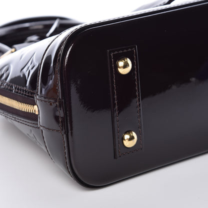 Louis Vuitton Vernis Alma BB Amarante 8 of 10