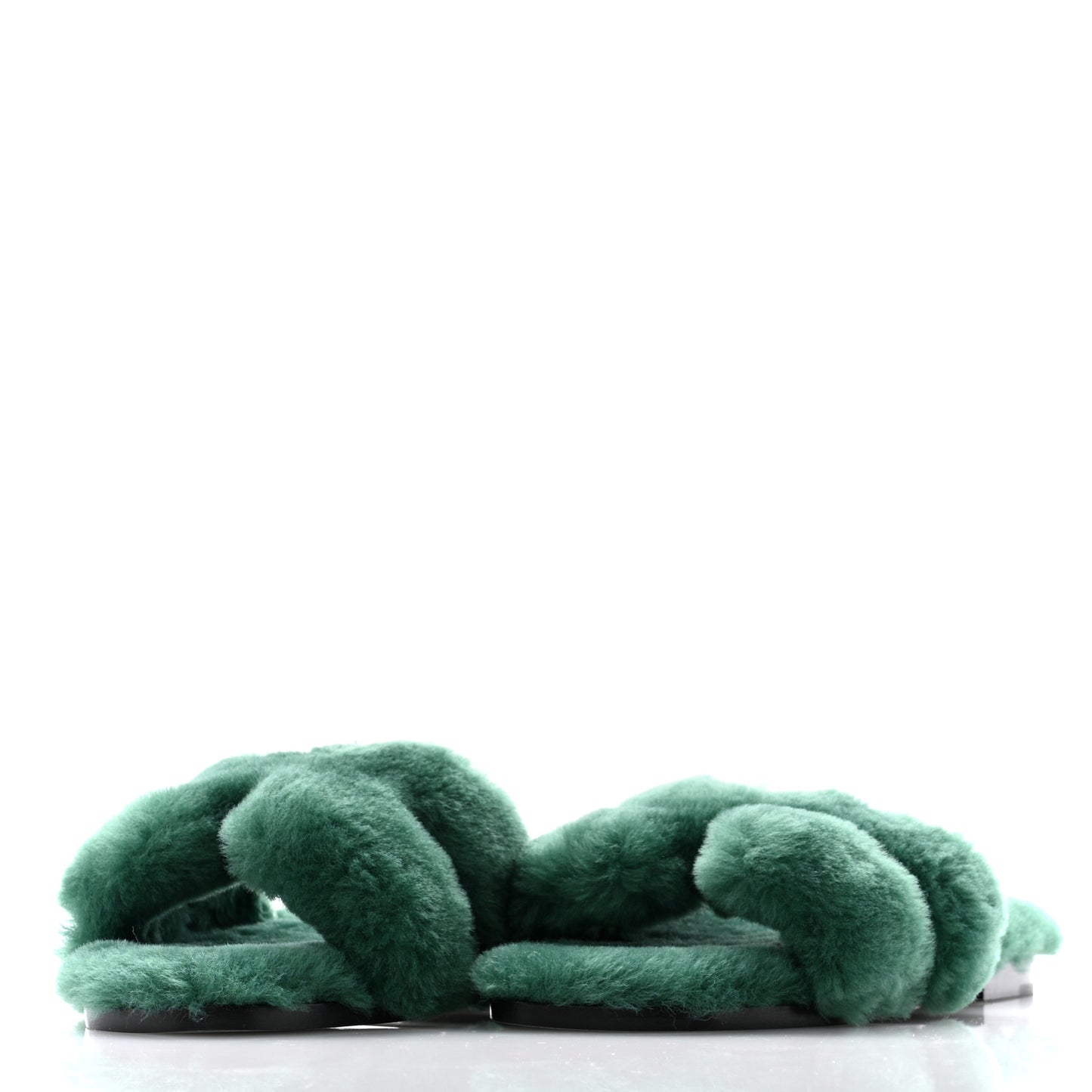 Woolskin Oran Sandals 36.5 Vert Anglais