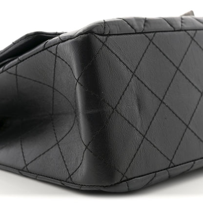 Chanel Aged Calfskin Quilted 2.55 Reissue 227 Flap Black 9 of 10