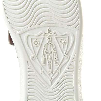 Gucci Calfskin Ayers Embroidered Web Mens Ace Removable Patches High Top Sneakers 7.5 White 8 of 13