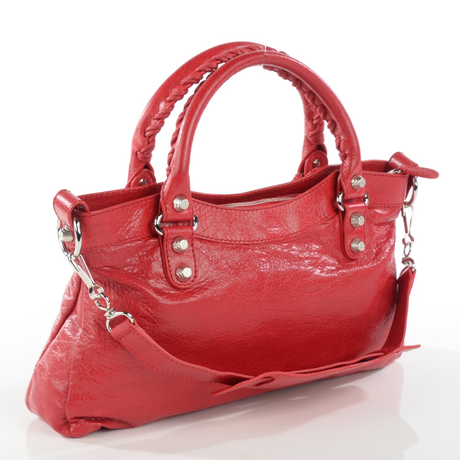 Balenciaga Agneau Giant 12 Silver Hardware First Rouge Cardinal 3 of 8