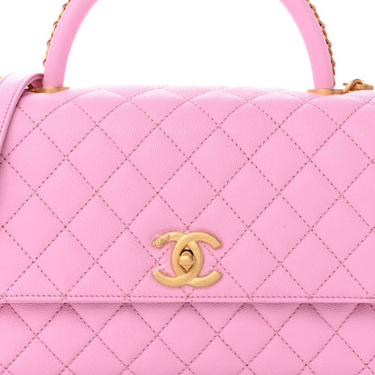 Chanel Caviar Quilted Small Coco Chain Handle Flap Lilas 8 of 13