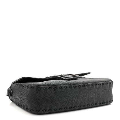 Fendi Cuoio Romano Selleria Baguette Black 4 of 11