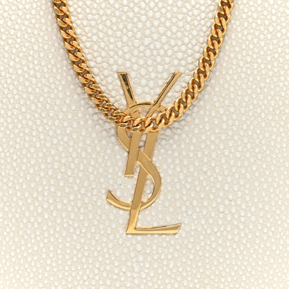 Saint Laurent Metal Calfskin Shagreen Embossed Monogram Minaudiere Tuxedo Box Clutch Blanc Vintage Light Bronze 8 of 10