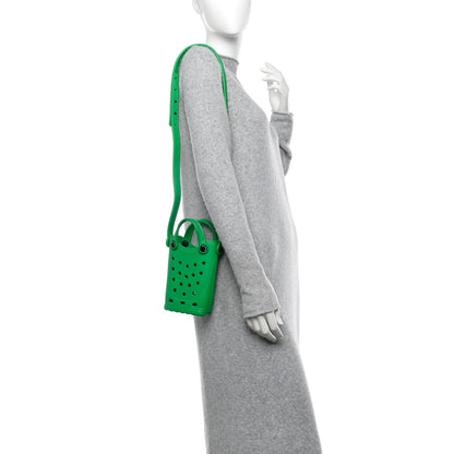 Balenciaga X CROCS Rubber Phone Holder with Strap Green 2 of 10