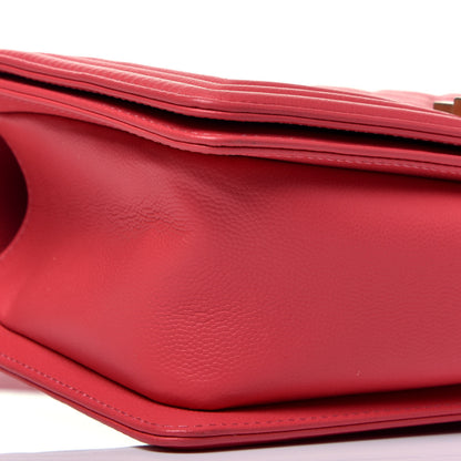 Chanel Caviar Quilted Medium Boy Flap Pink 8 of 9