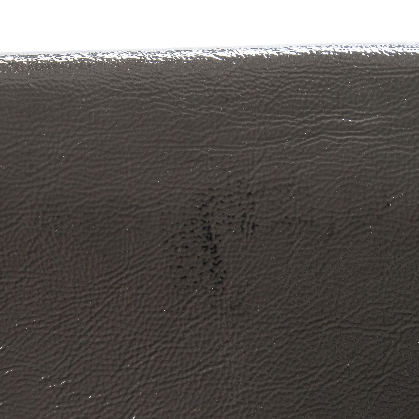 Textured Patent Monogram Large Belle de Jour Clutch Grey