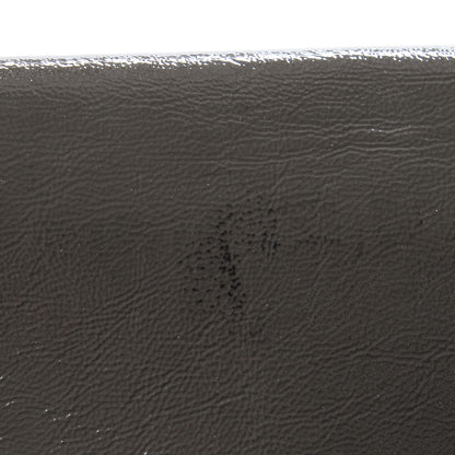 Saint Laurent Textured Patent Monogram Large Belle de Jour Clutch Grey 9 of 15