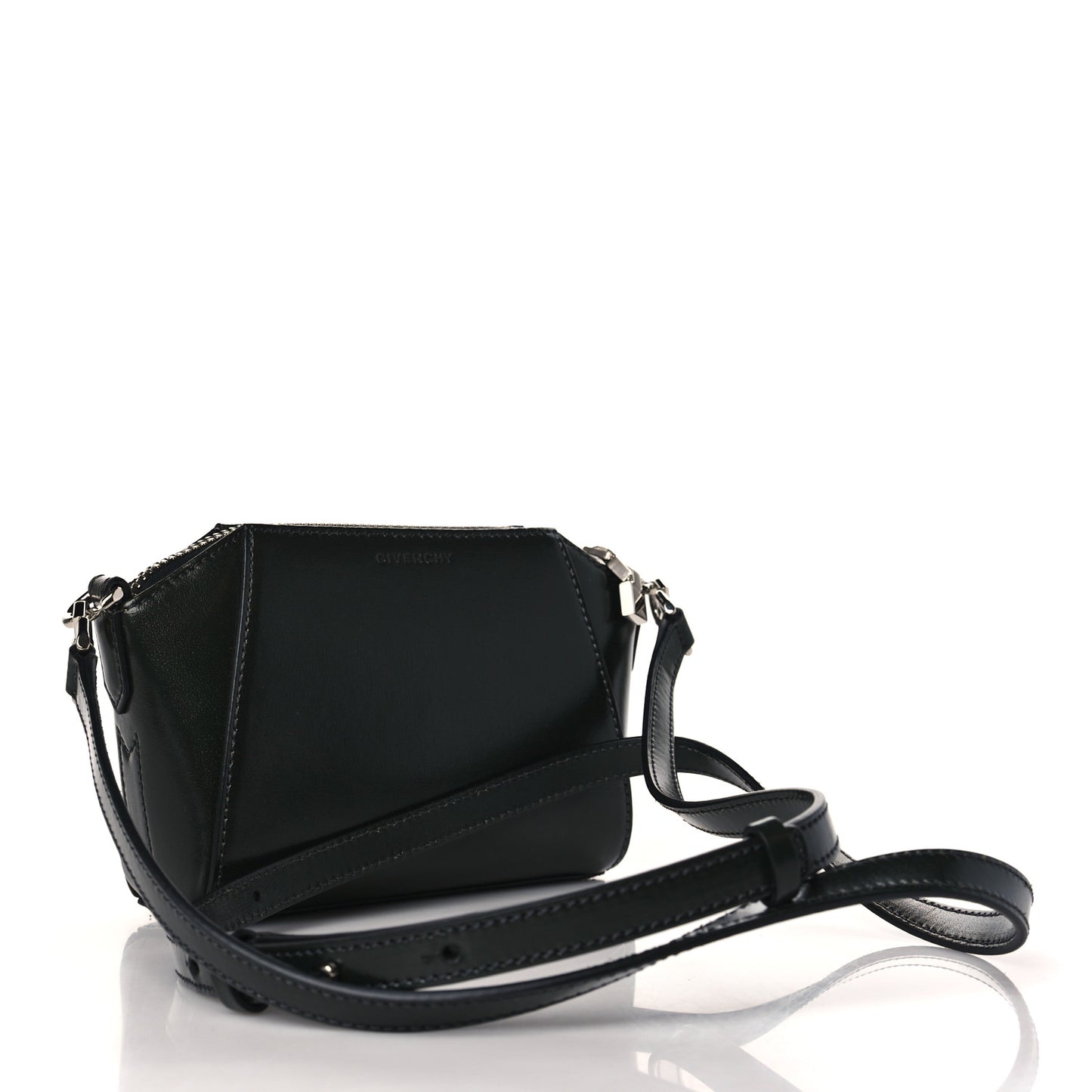 Smooth Calfskin Nano Antigona Green Forest
