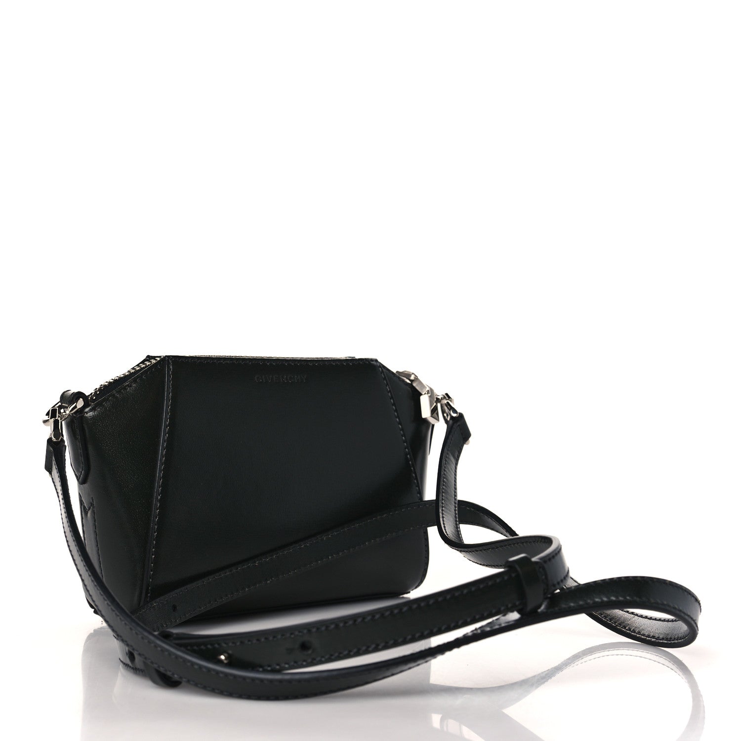Givenchy Smooth Calfskin Nano Antigona Green Forest 3 of 8