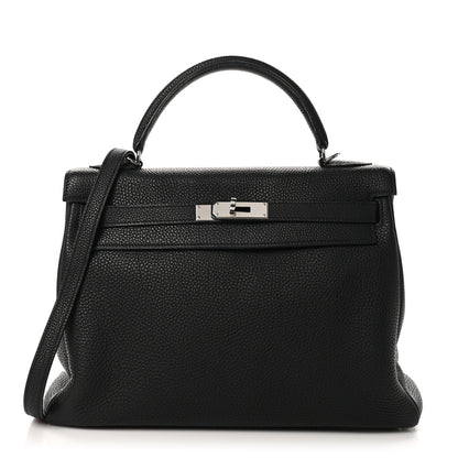 Hermes Togo Kelly Retourne 32 Black 1 of 13