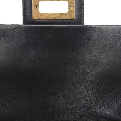 Chanel Calfskin Diamond Debossed Medium Cosmos Flap Black 9 of 12