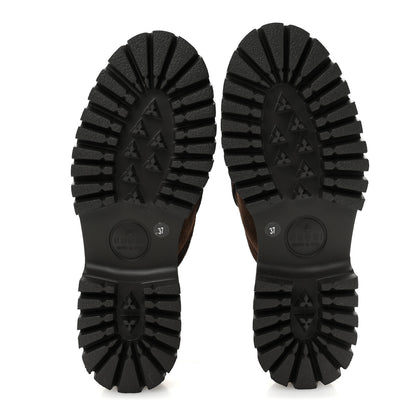 Gucci Suede Horsebit Platform Mules 37 Washed Brown 6 of 11