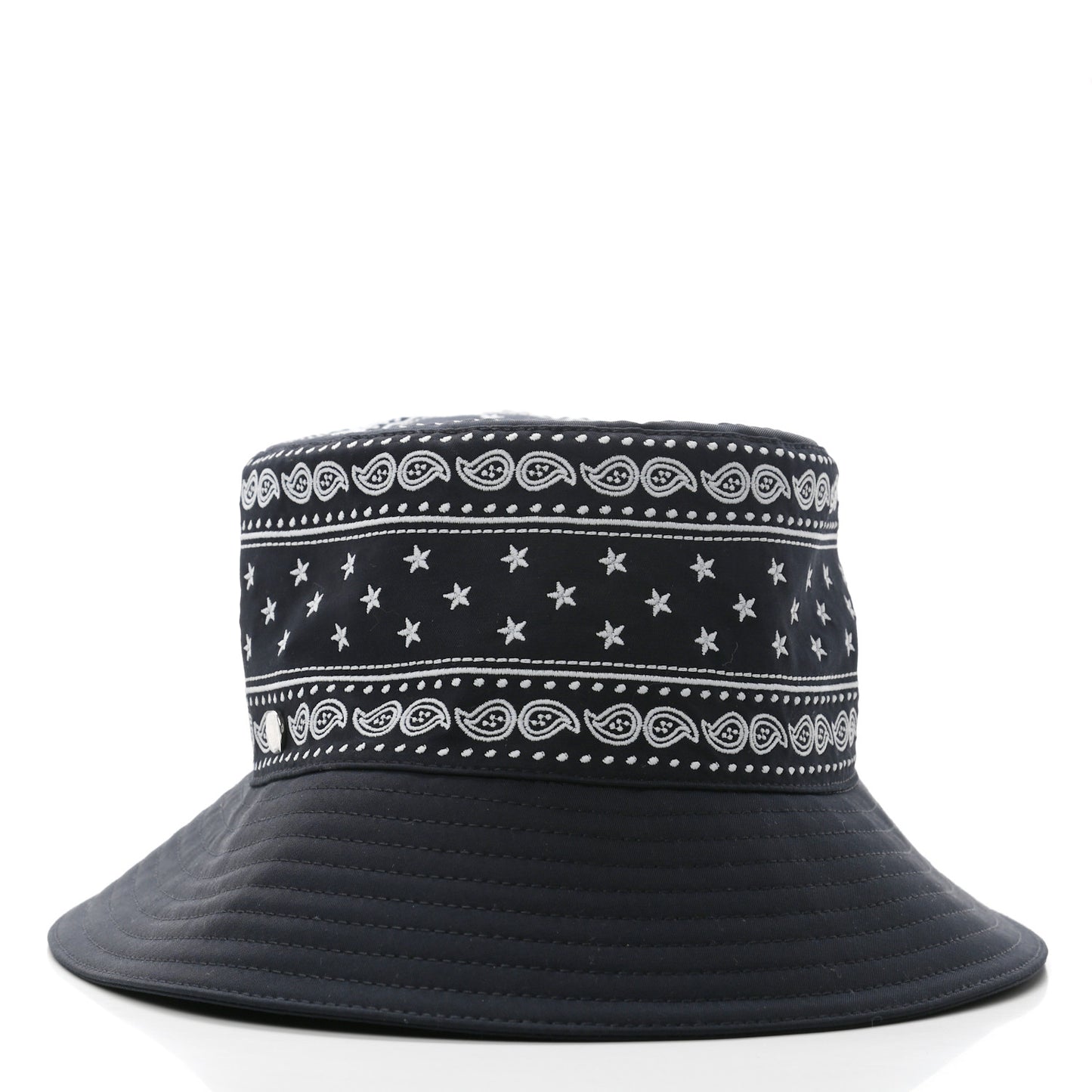 Technical Gabardine Balade Bandana Bucket Hat 57 Marine
