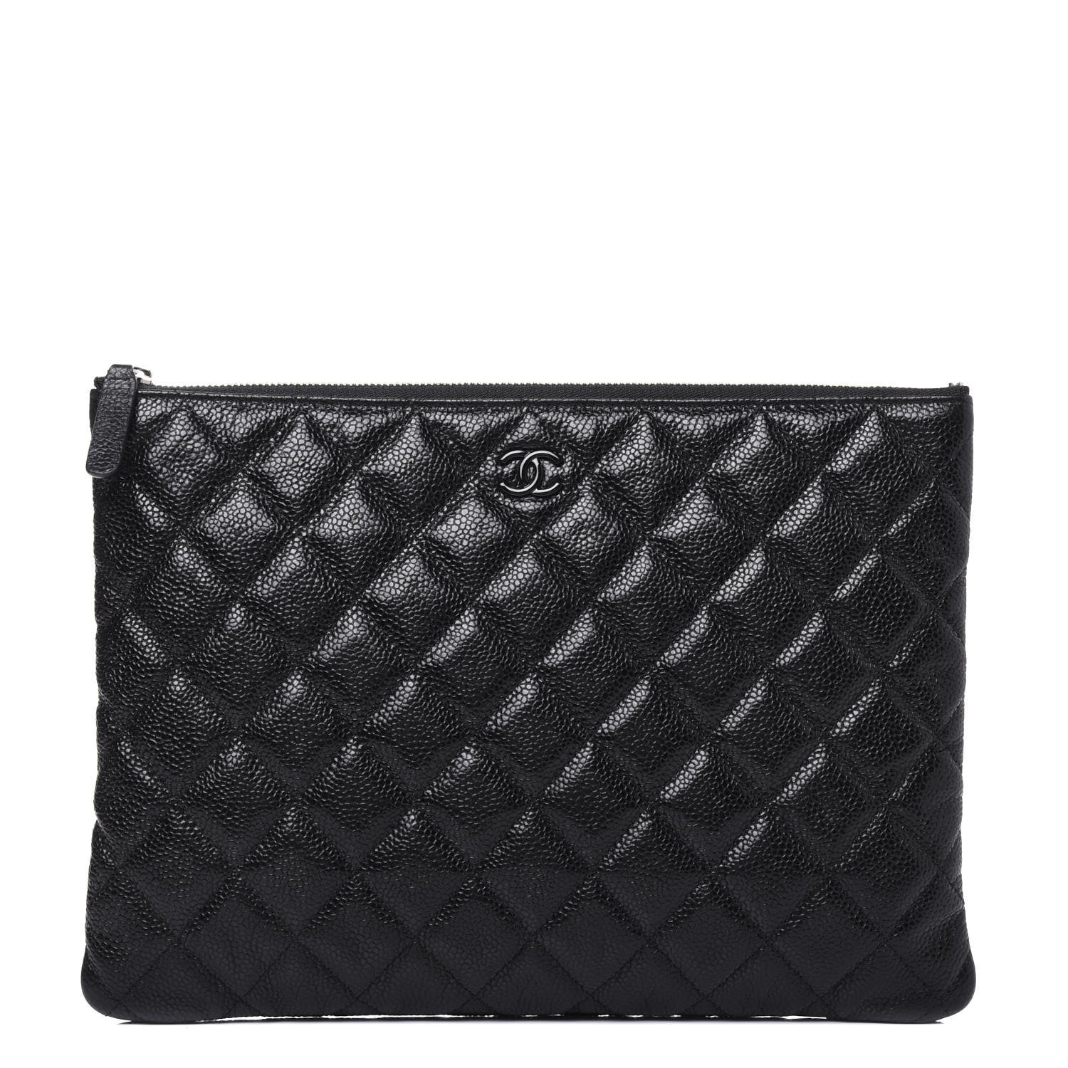Chanel Caviar Quilted Medium Cosmetic Case So Black 1 of 16