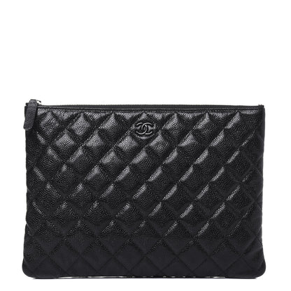 Chanel Caviar Quilted Medium Cosmetic Case So Black 1 of 16