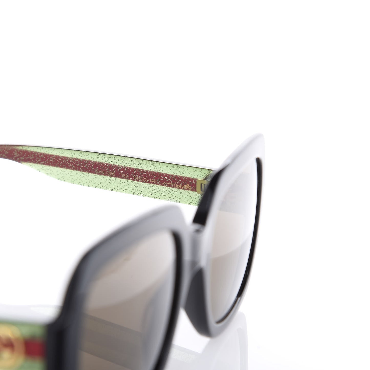 Oversize Square Web GG 0036S Sunglasses Black