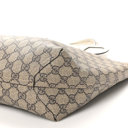 Gucci GG Supreme Monogram Medium Reversible Tote Beige White 13 of 15