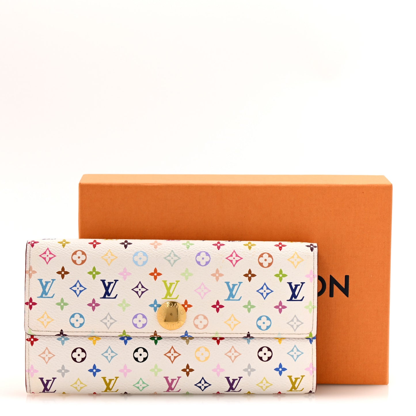 Monogram Multicolor Sarah Wallet White Grenade