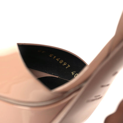 Saint Laurent Vitello Vernice Tribute 105 Sandals 40 Soft Nude 10 of 11