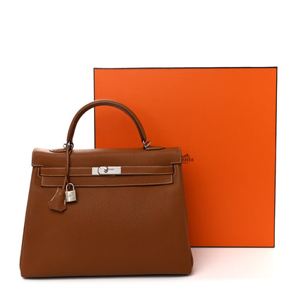 Hermes Togo Kelly Retourne 35 Gold 12 of 12