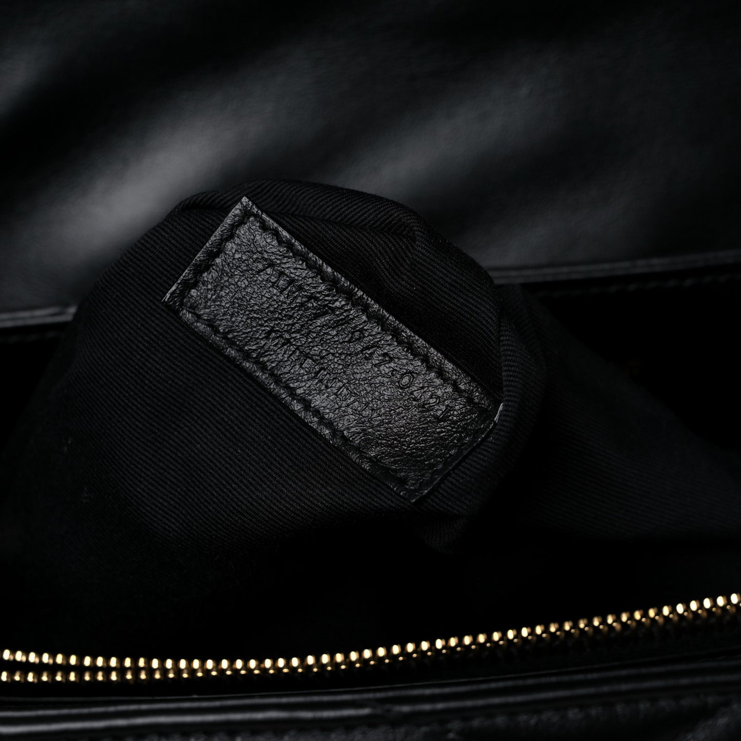 Calfskin Y Quilted Monogram Large Loulou Chain Satchel Black