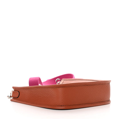 Hermes Taurillon Clemence Amazone Evelyne TPM Cuivre Magnolia 4 of 11