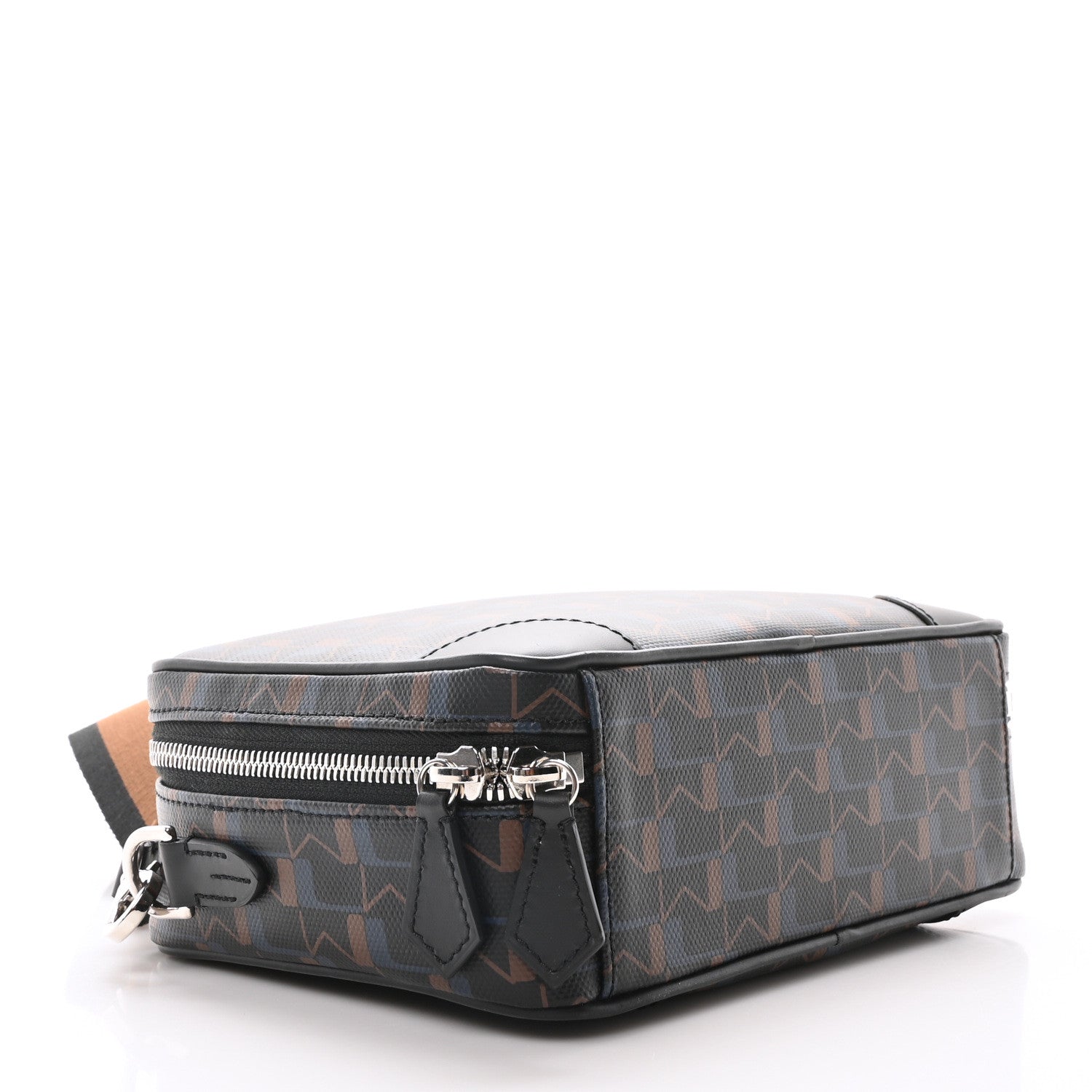 Moynat Toile 1920 Maxi Camera Bag Black Blue 4 of 9