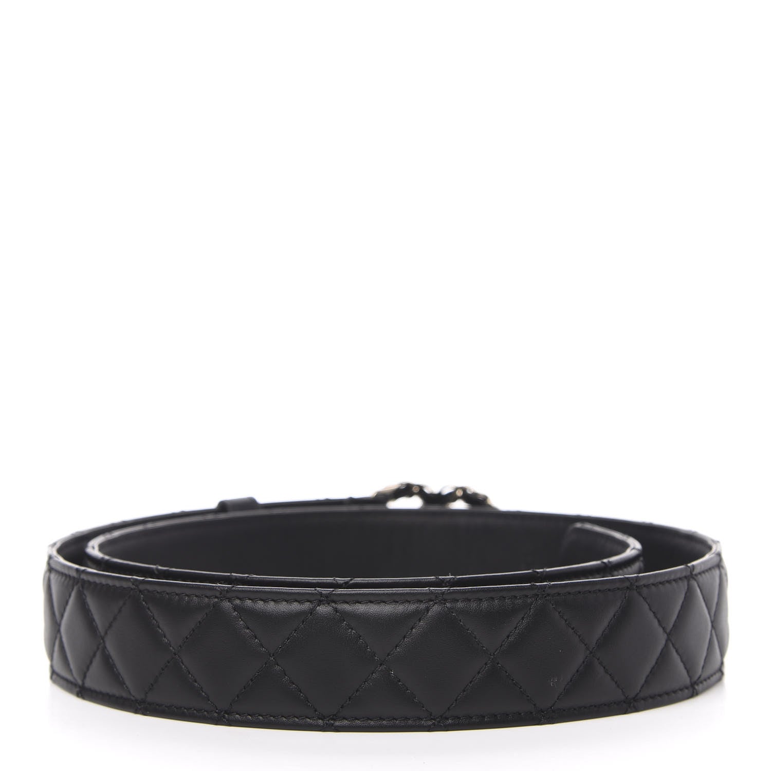 Chanel Lambskin Quilted CC Chain Belt 90 36 Black 2 of 8