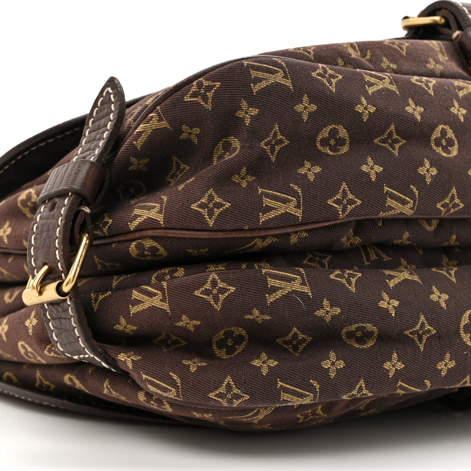Louis Vuitton Monogram Mini Lin Saumur Ebene 10 of 13