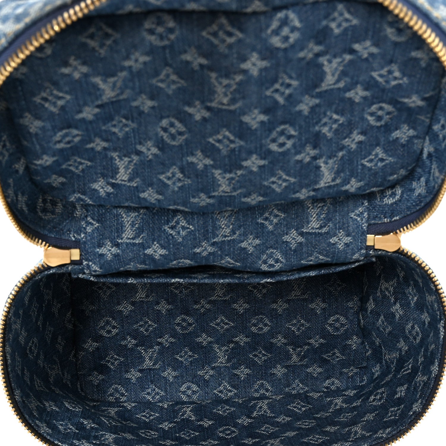Louis Vuitton Monogram Denim Nice Mini Blue 5 of 7