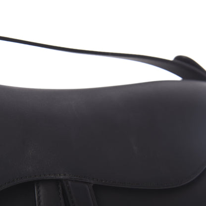 Christian Dior Ultra Matte Calfskin Saddle Bag Black 9 of 13