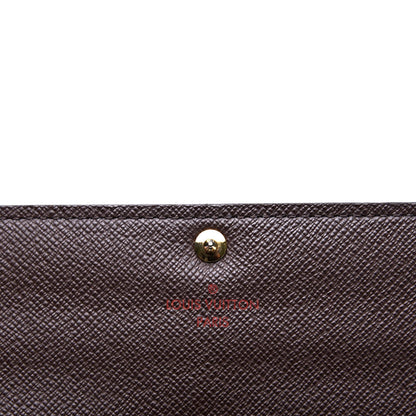 Louis Vuitton Damier Ebene Sarah Wallet 6 of 10