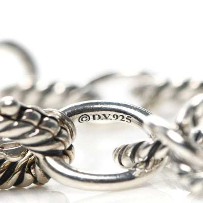 David Yurman Sterling Silver 10mm Medium Oval Link Bracelet 5 of 5