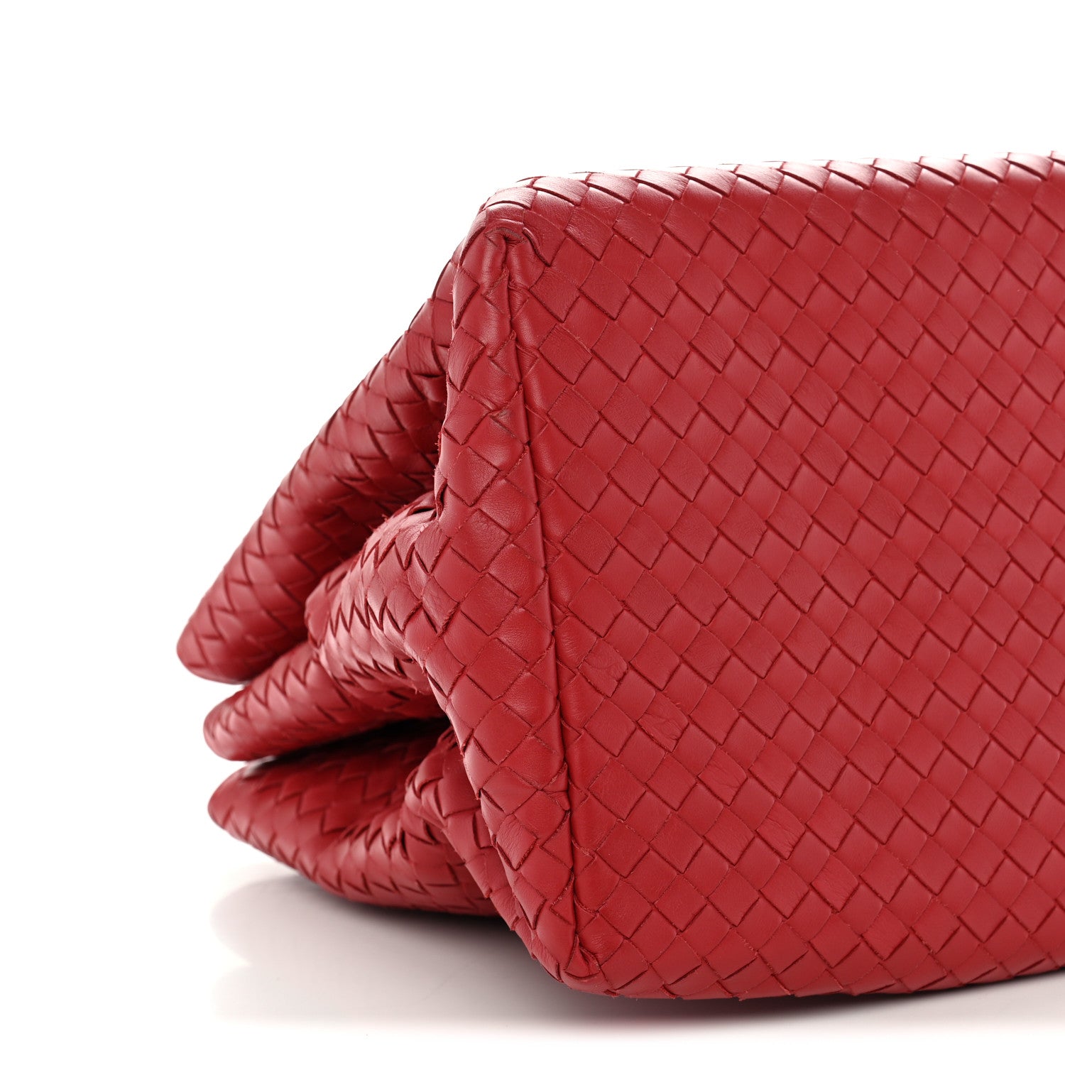 Bottega Veneta Light Calf Intrecciato Medium Roma Fraise 9 of 12