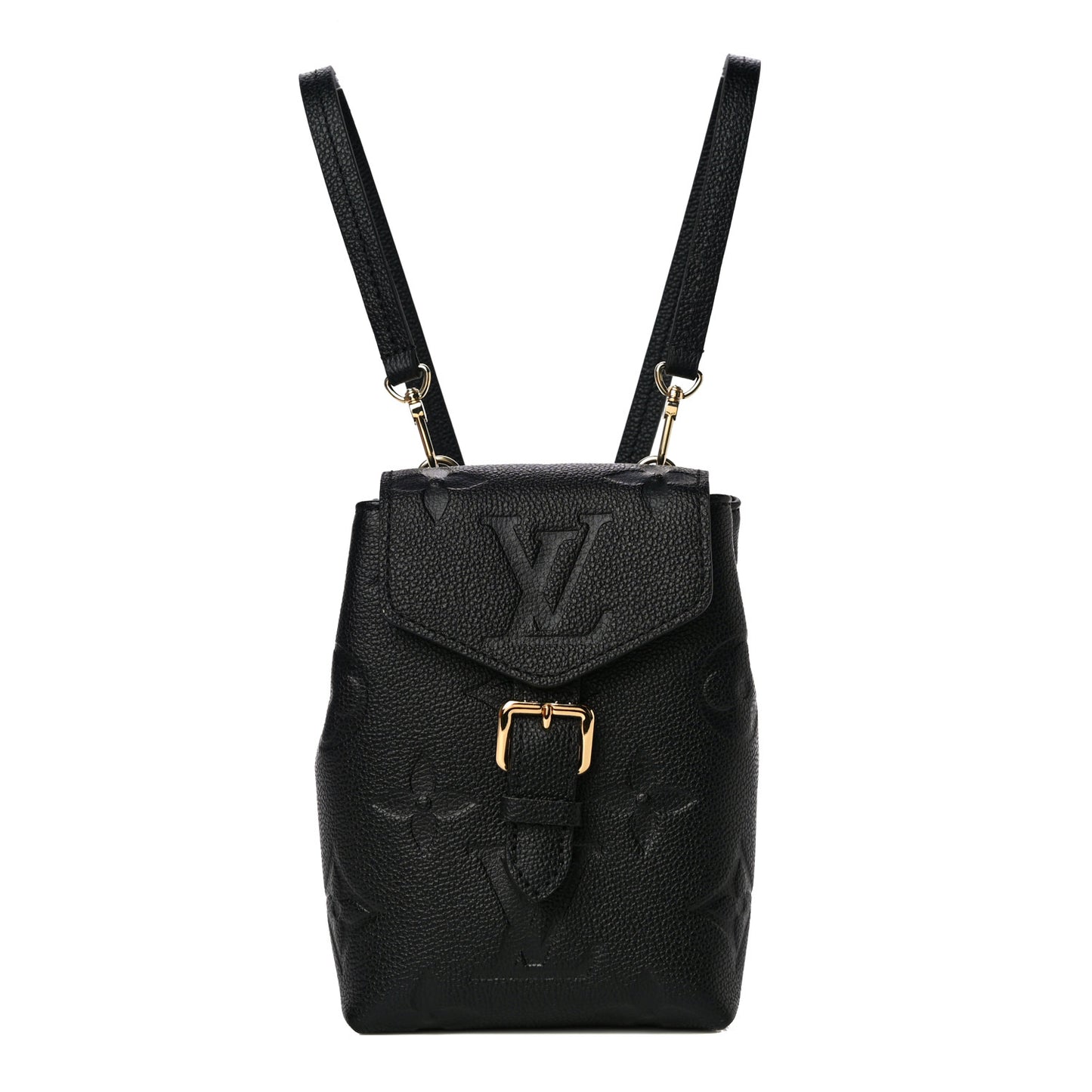 Empreinte Monogram Giant Tiny Backpack Black