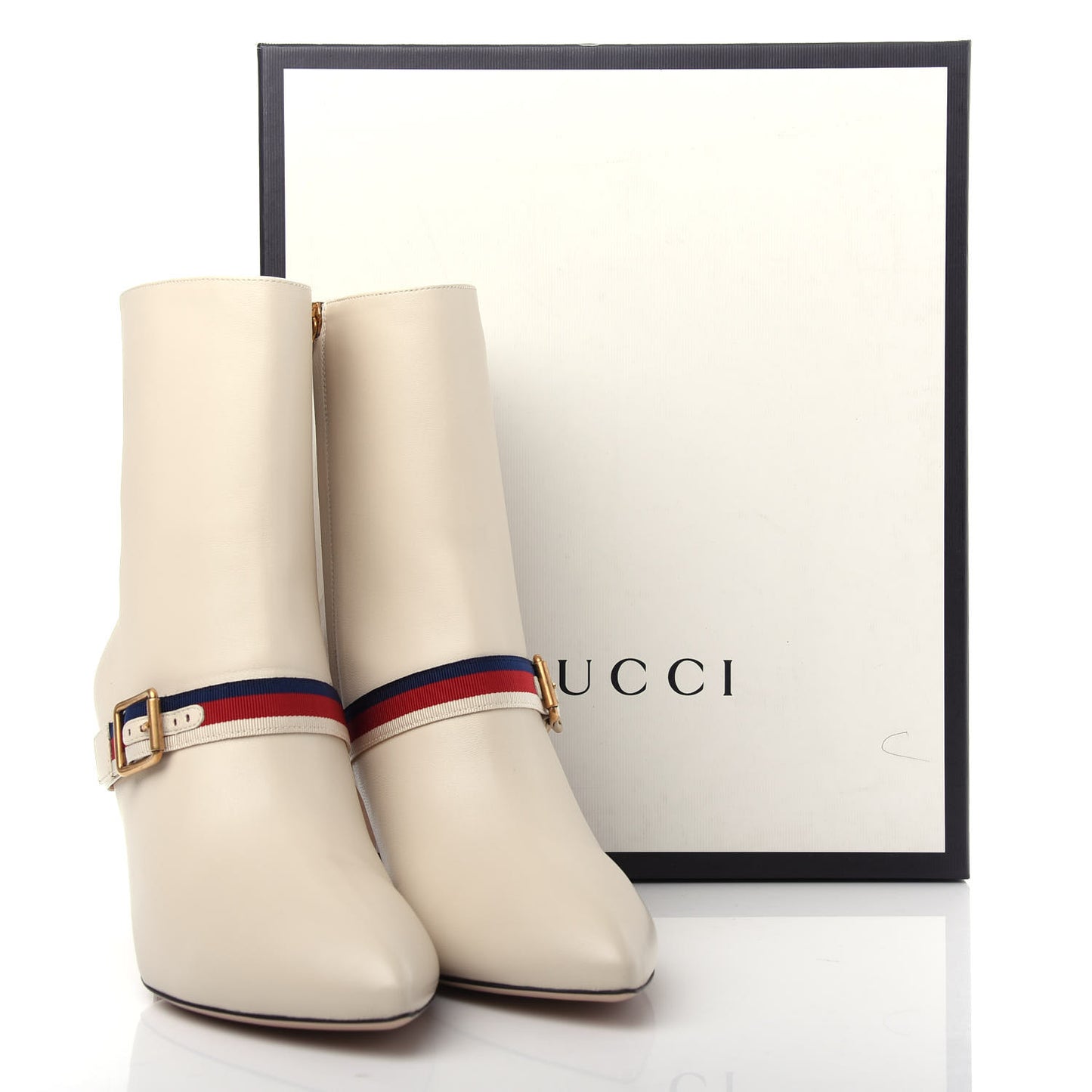 Nappa Sylvie Ankle Boots 41 Mystic White