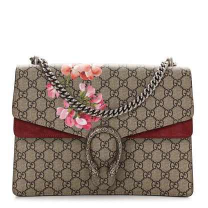 Gucci GG Supreme Monogram Blooms Medium Dionysus Shoulder Bag Beige Multicolor Dry Rose 1 of 12