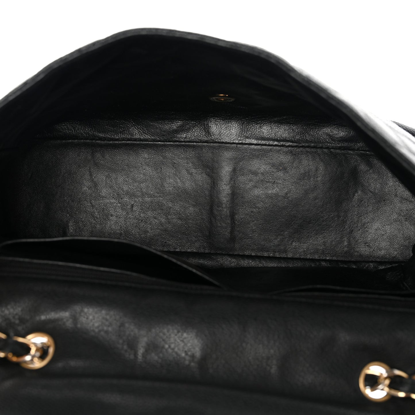 Caviar Quilted Jumbo Single Flap Black