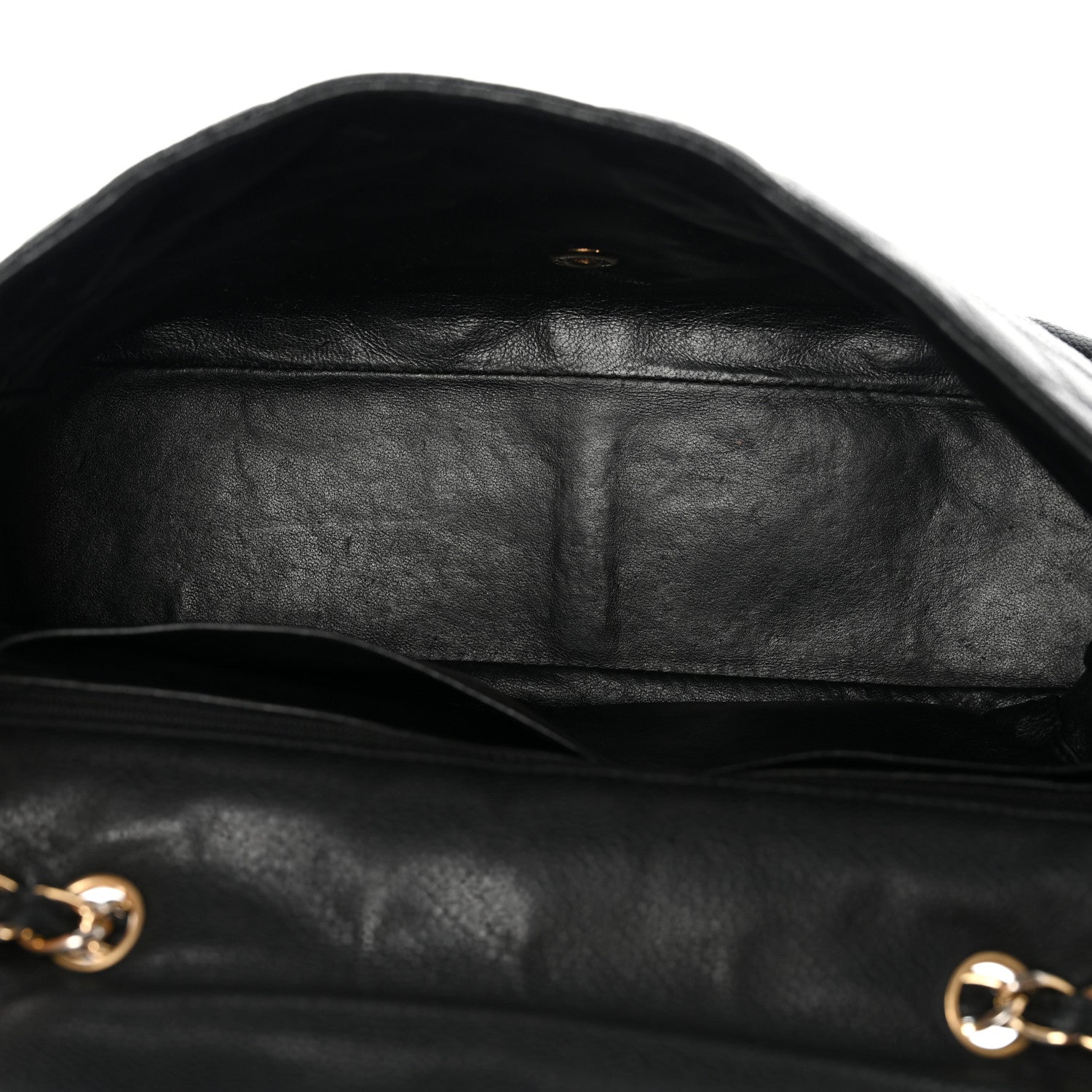 Chanel Caviar Quilted Jumbo Single Flap Black 5 of 14