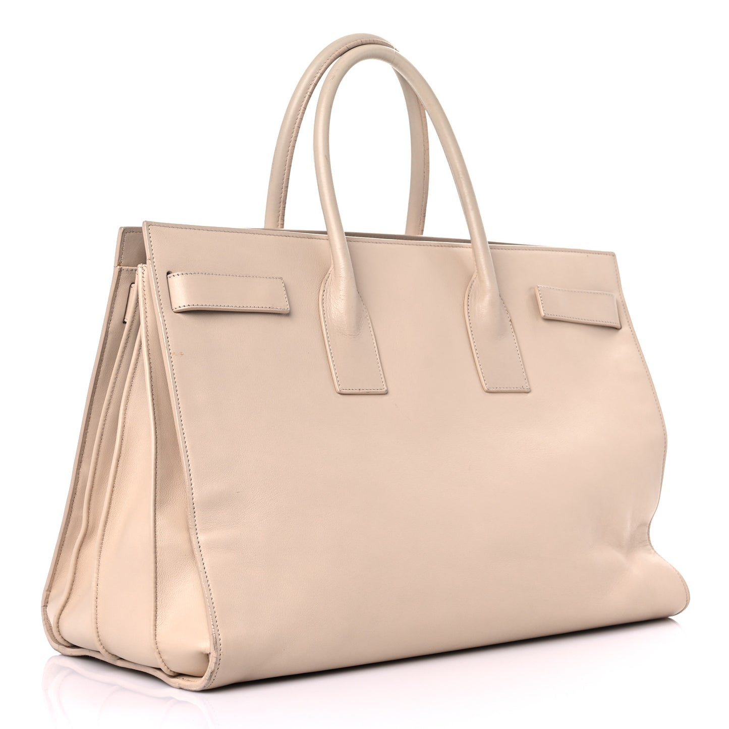 Calfskin Large Sac de Jour Carryall Nude Powder
