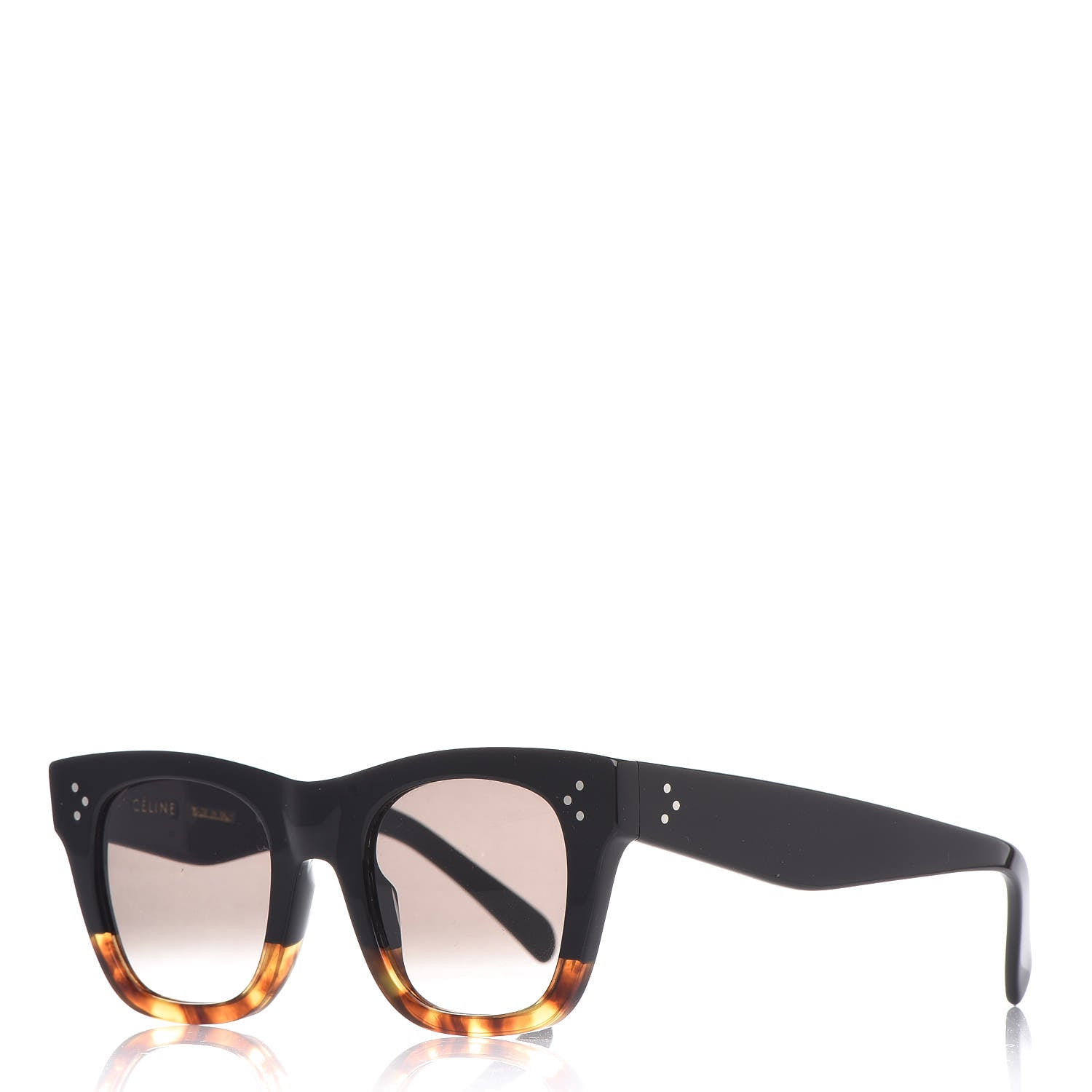 Celine Acetate Catherine Sunglasses CL41089/S Black Havana 1 of 6