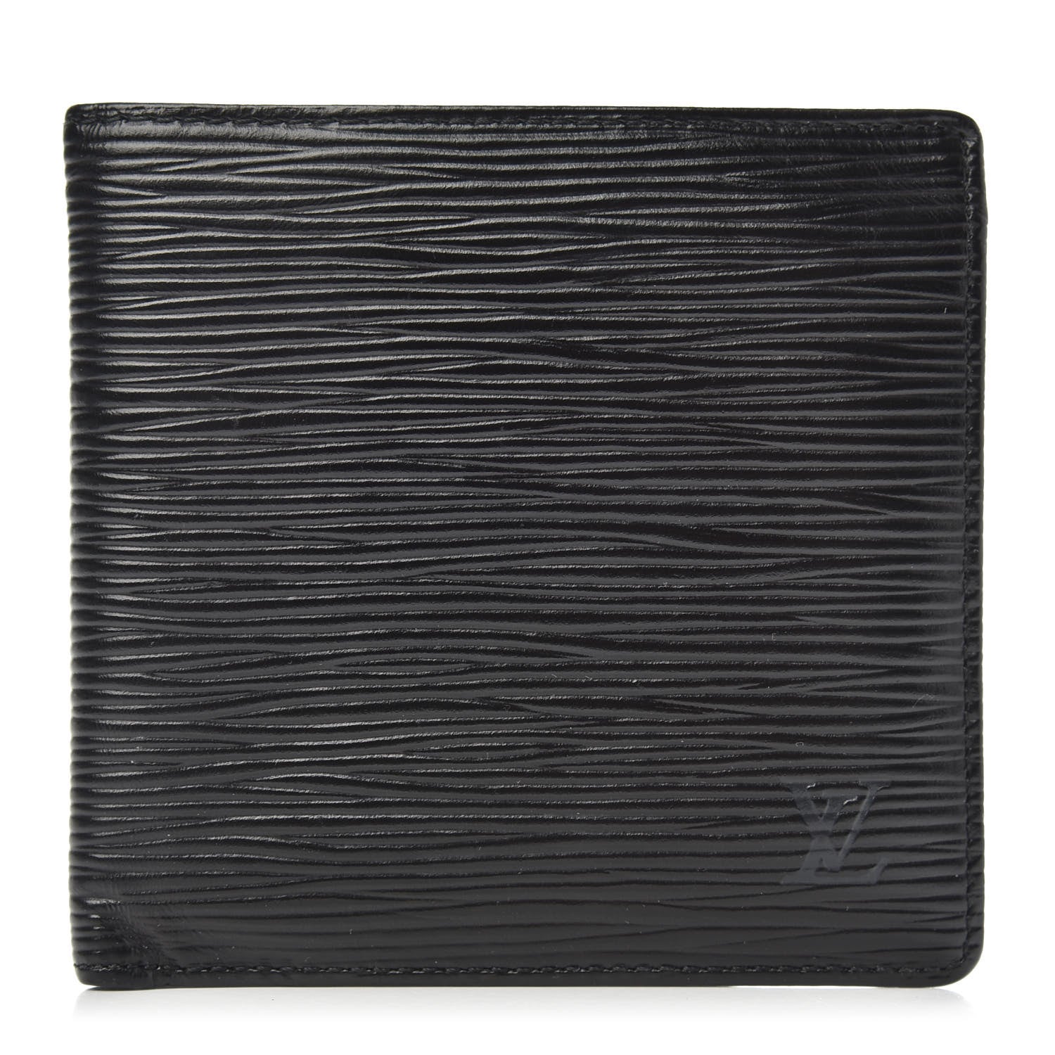 Louis Vuitton Epi Porte-Billets Cartes Credit Monnaie Wallet Black 1 of 12