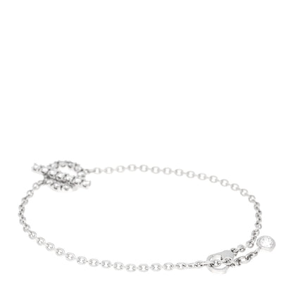 Hermes 18K White Gold Diamond Finesse Bracelet SH 2 of 4
