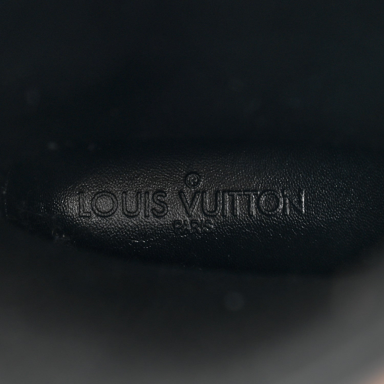 Louis Vuitton Rubber Embossed Monogram Drops High Boots 36 Black 7 of 12